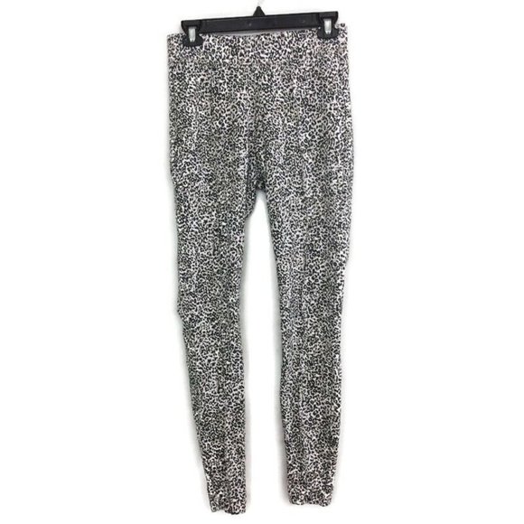Old Navy Pants - Old Navy Women Skinny Ankle Pants Stevie High Rise Tan Black Leopard Print Small
